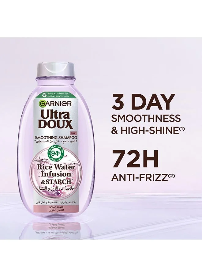 غارنييه Ultra Doux Rice Water Shampoo, 200Ml