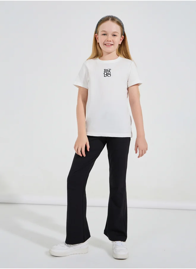 Styli Styli Baby Boot Flared Full Length Leggings