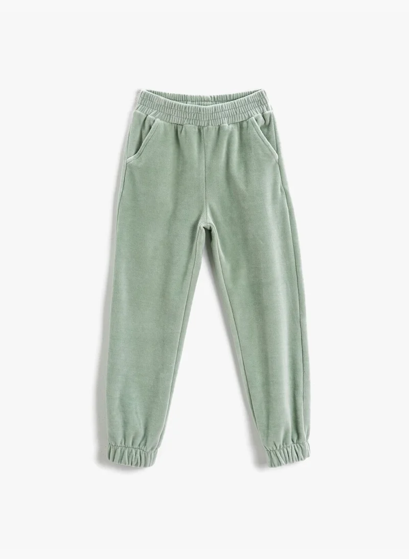كوتون Basic Jogger Sweatpants Cotton Pocket