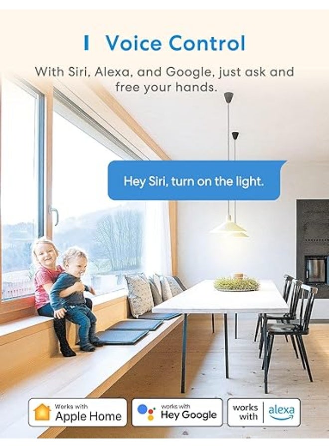 Meross Smart Light Switch Module, DIY Wall Switch Module, Wireless Relay Smart Switch works with Apple HomeKit, Alexa, Google, Remote and Voice Control, No Hub Required, 2.4GHz, 10A - Image 2