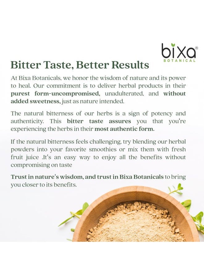 bixa BOTANICAL Andrographis Powder | Andrographis Paniculata | Bitter Herb Kalmegh | Natural Liver Tonic Herbal Supplement | Ayurvedic herb for Digest toxins & purify Liver Cells | Bixa Botanical 454g (16Oz) - Image 4