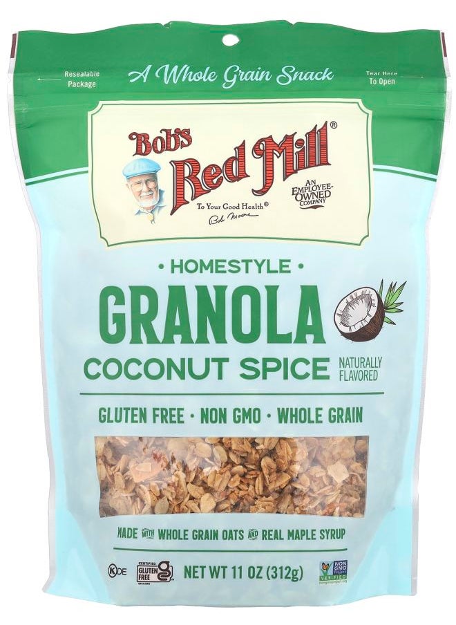 Bob's Red Mill Homestyle Granola Coconut Spice 11 oz (312 g) 
