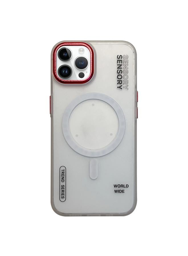 S-TOP Case For iPhone 13 Pro Max Frosted Metal Lens Protection Frame MagSafe Phone Case - Image 1
