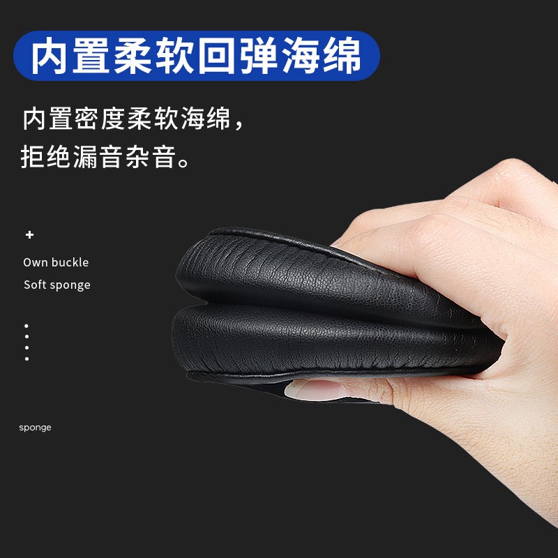 Suitable For Edifier/Rambler W800Bt Plus Earphone Set 2021 New Style Earphone Sponge Case Leather Case - Image 4