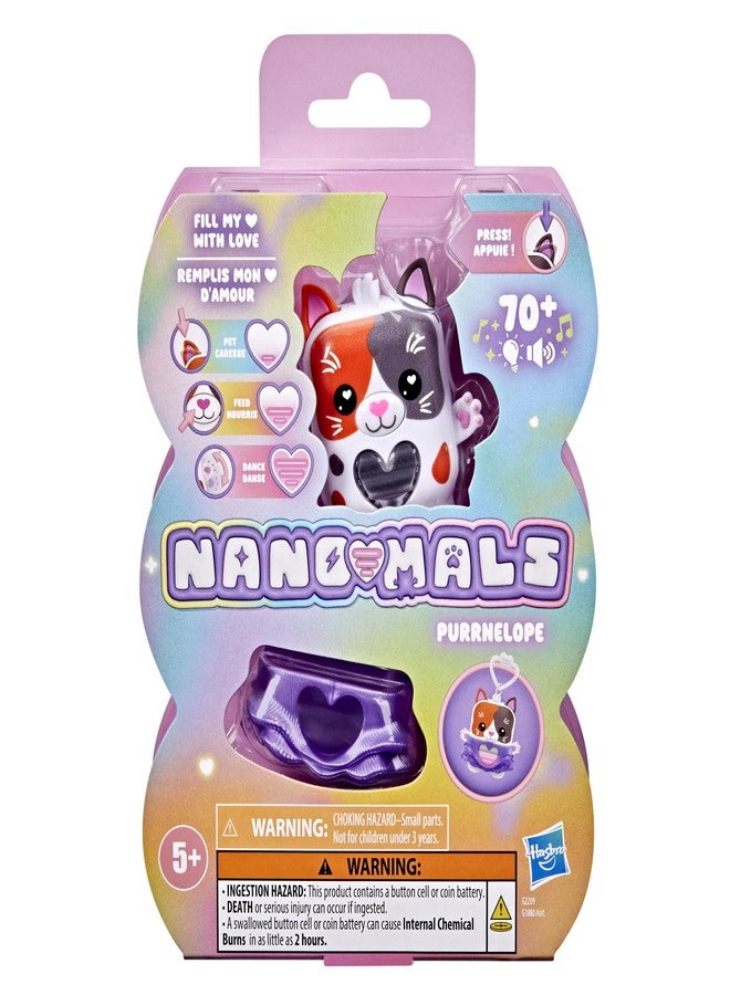 Nano-MALS Purrnelope The Calico Kitty, Electronic Pet Cat, 70+ Responses, Interactive Fidget Toys for Girls & Boys Ages 5+ - Image 2