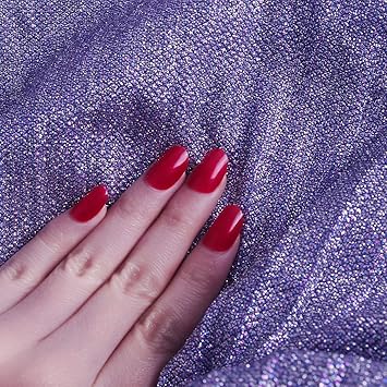 Laza 96 Pcs Fake Nails Ruby Vermeil Cherry Full Cover Oval Short UV Coat Artificial Acrylic Nails Red Garnet - Image 4