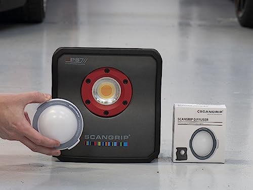 SCANGRIP DIFFUSER Smooth and Lightweight Cover for Diffusing and Softening Your SCANGRIP LED Work Lights Builtin Magnets makes it Easy to Mount Direct on Lens Reduces Blinding and Shadows - Image 3