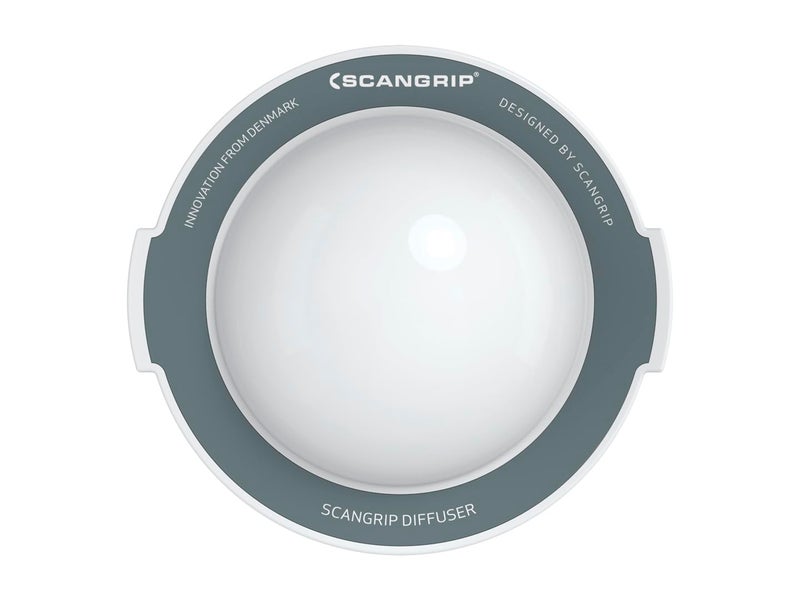 SCANGRIP DIFFUSER Smooth and Lightweight Cover for Diffusing and Softening Your SCANGRIP LED Work Lights Builtin Magnets makes it Easy to Mount Direct on Lens Reduces Blinding and Shadows - Image 2
