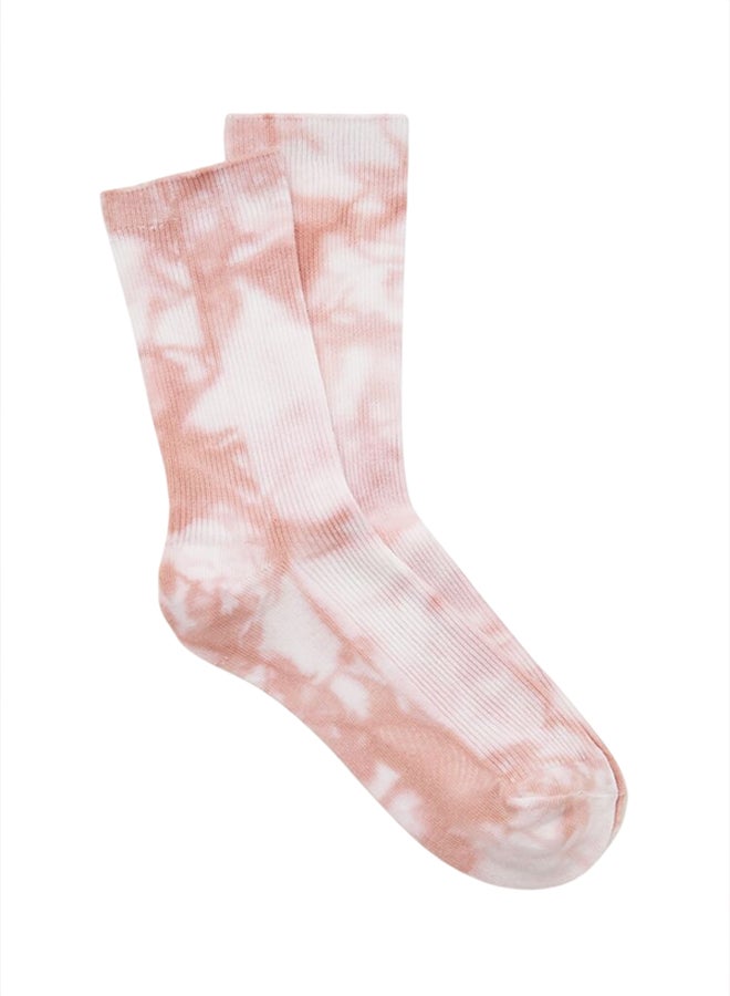 FOREVER 21 Tie-Dye Crew Socks - Image 1