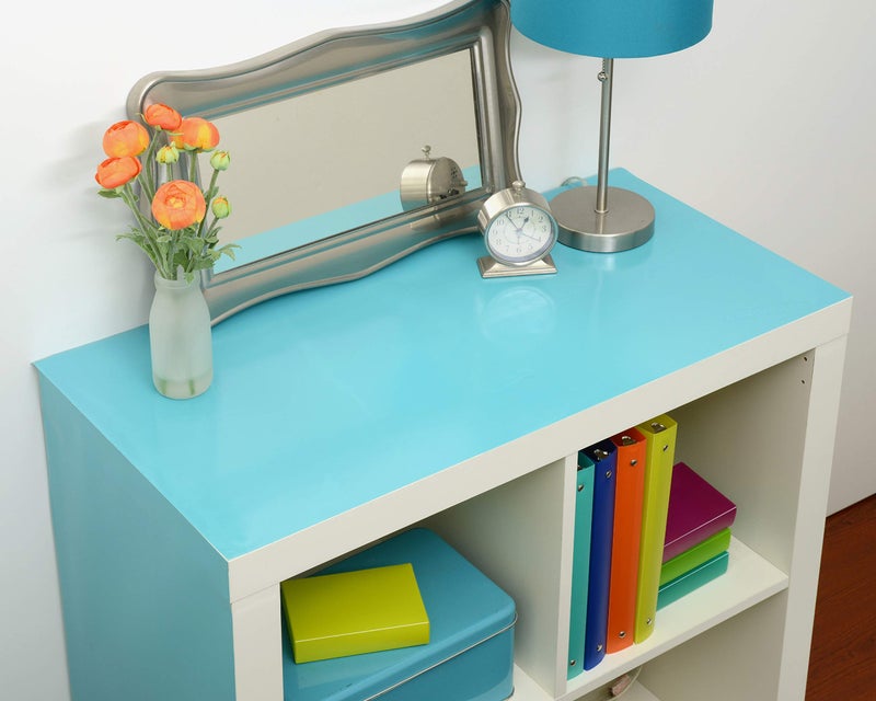 Con-Tact Brand Creative Covering, Self-Adhesive Shelf Liner, Multi-Purpose Vinyl Roll, Easy to Use and Apply, 18'' x 16', Teal - Image 5