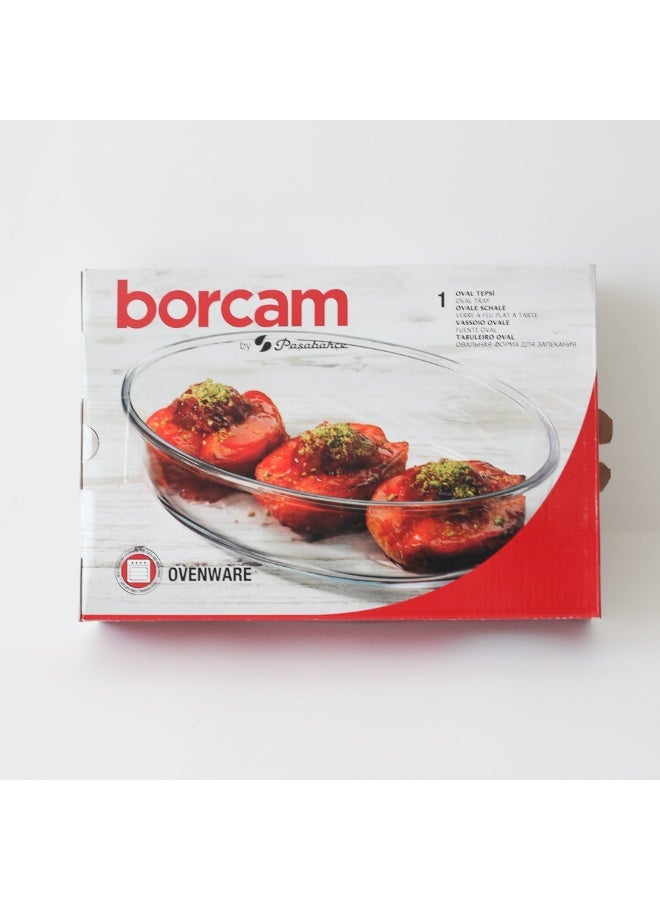 Paşabahçe Pasabahce Borcam Oval Tray 1550cc – Oven-Safe Baking Dish IC - Image 3