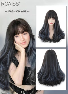 Black with Blue Highlights