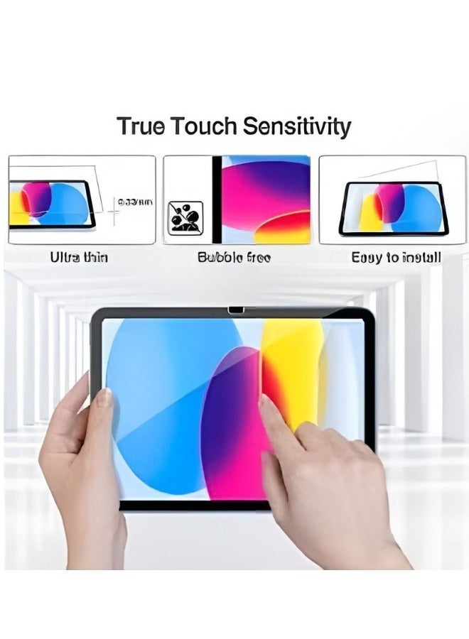 Tempered Glass Screen Protector For Apple IPad 10th Generation (2022) 10.9 Inches, Clear - Image 3