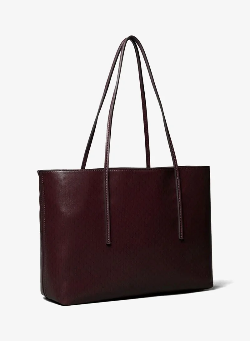 CALVIN KLEIN Aop Pouch On Strap Tote Bag