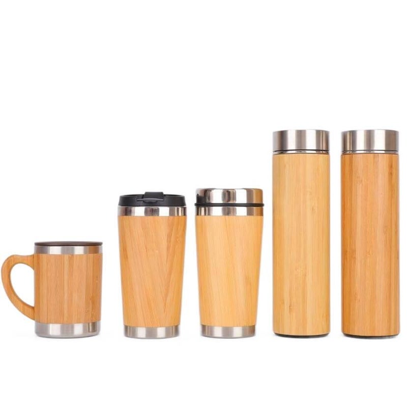 كوب قهوة للسفر بمقبض سهل الحمل ومناسب لحامل الأكواب من ستانلس ستيل، وردي، 500 ml، مناسب للتنقل مع مقبض من الستانلس ستيل باللون الوردي - Lilac Ribbon - Image 3