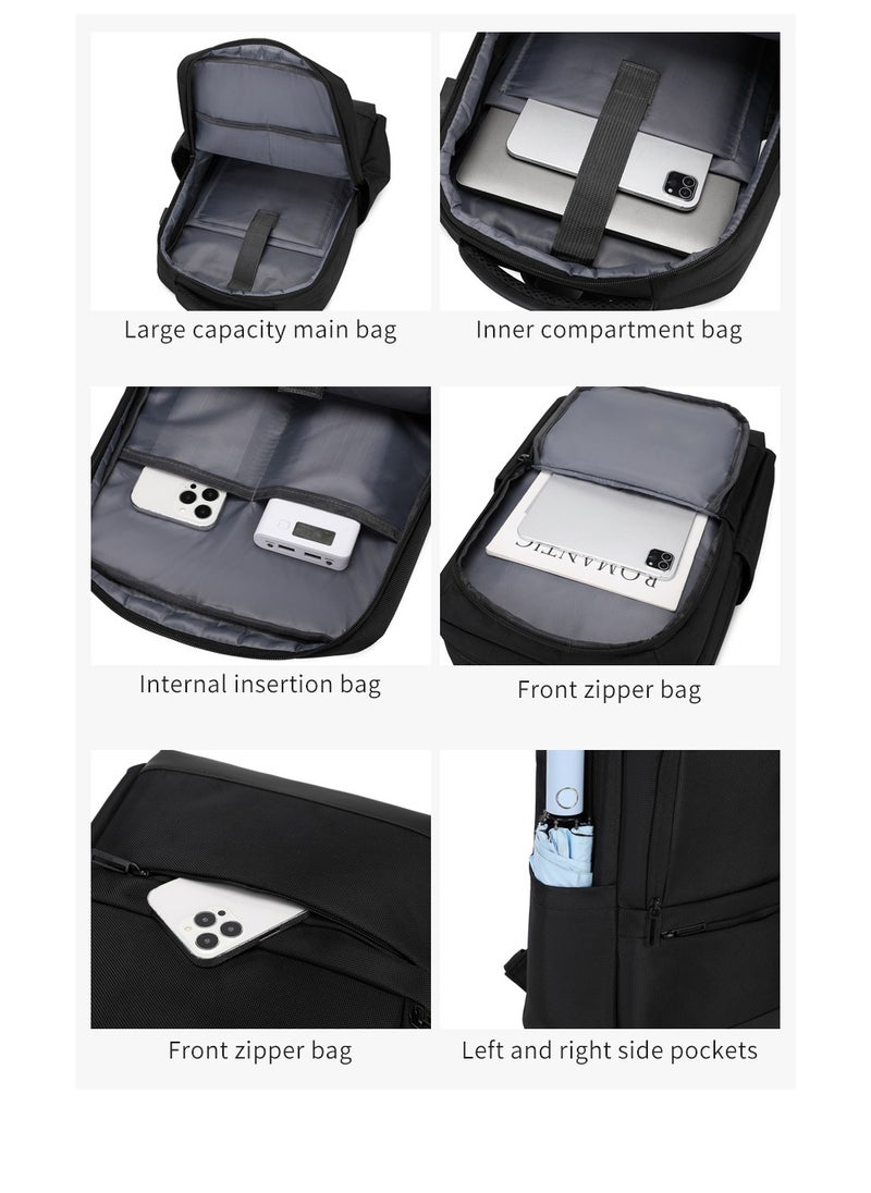 Rl-502 15.6-Inch Laptop Large Capacity Waterproof Business USB Charging Backpack, Black - pzsku/ZD26C67146C9CD6DF307EZ/45/_/1720960817/3e0e6a37-2e09-40c1-819f-344582998fdf