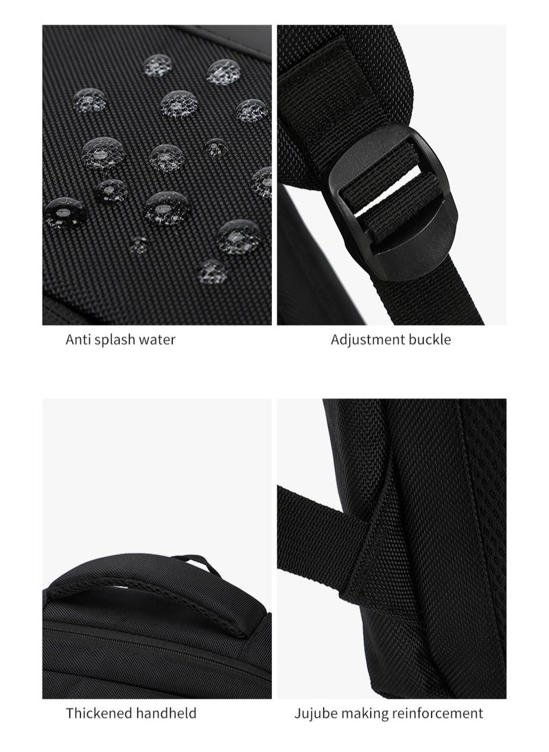 Rl-502 15.6-Inch Laptop Large Capacity Waterproof Business USB Charging Backpack, Black - pzsku/ZD26C67146C9CD6DF307EZ/45/_/1720960837/2dab7c26-abc9-4ac0-8fed-111a8adaa181