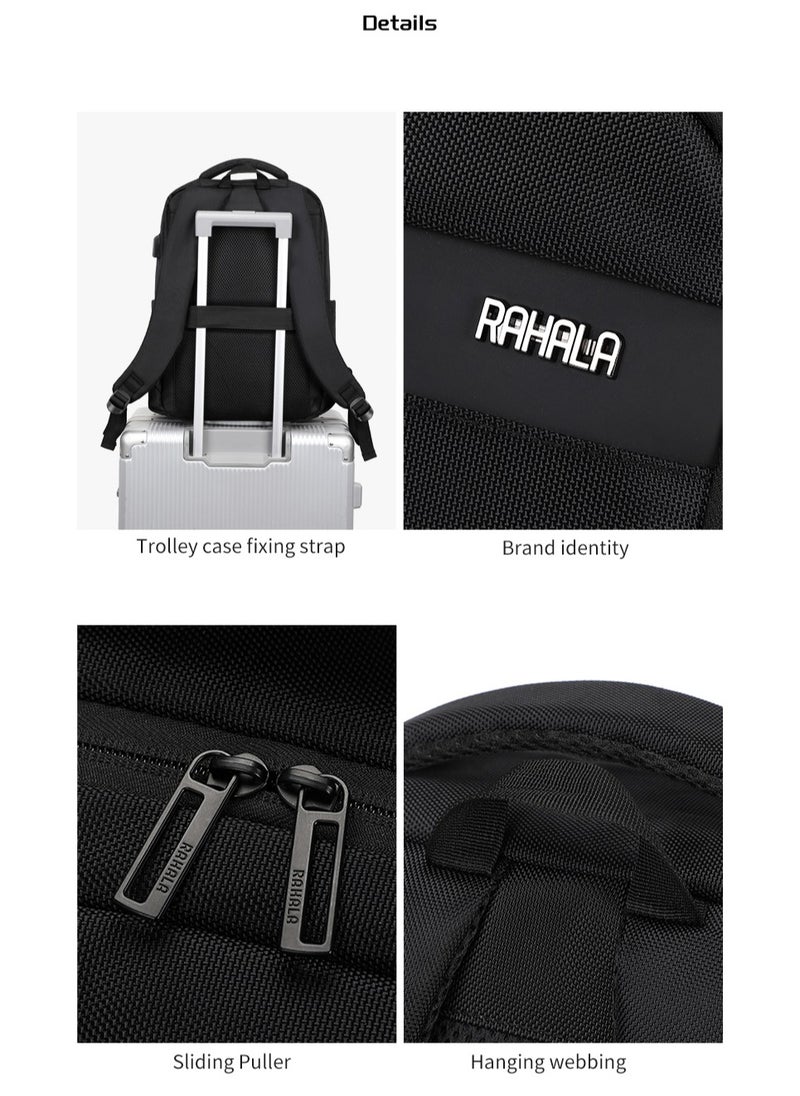 Rl-502 15.6-Inch Laptop Large Capacity Waterproof Business USB Charging Backpack, Black - pzsku/ZD26C67146C9CD6DF307EZ/45/_/1720960837/d6fdcb6d-e17b-426d-af3f-91f0a4a8091c
