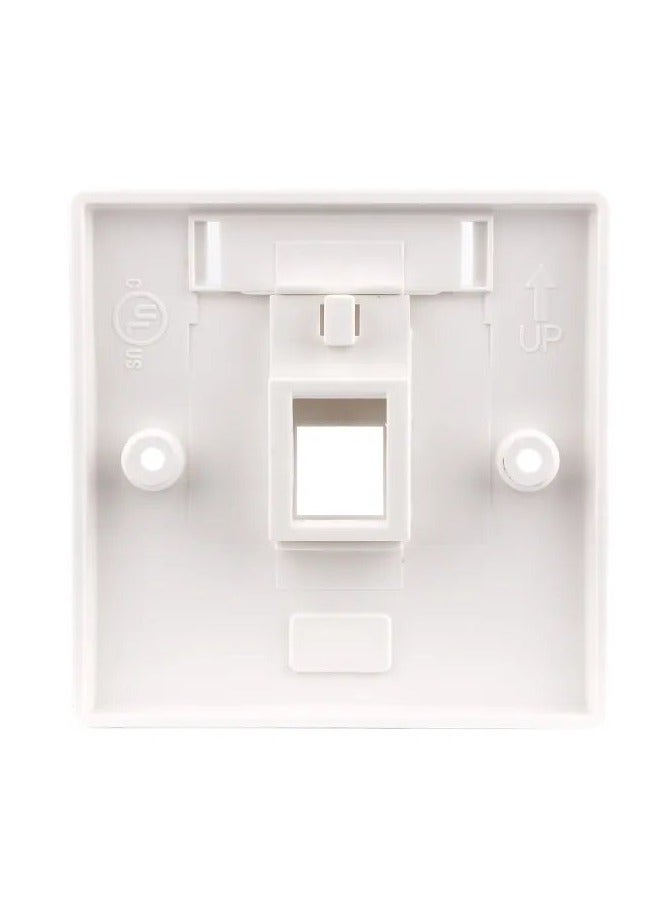 3M M3 Volition RJ-45 Face Plate, UK standard, for 1 Jack | VOL-FPUK-1K  - Image 2