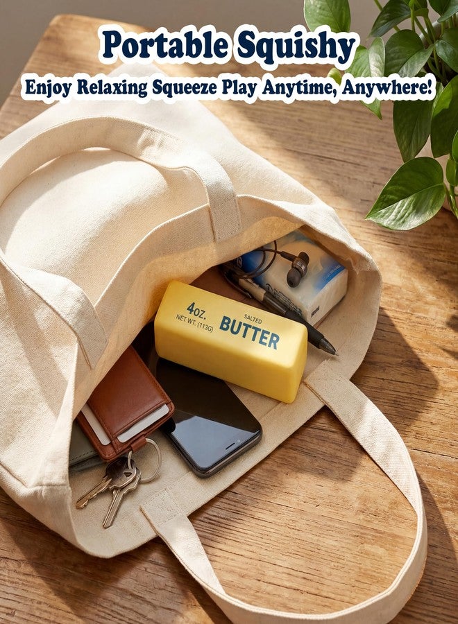 Uhomy 2Pcs Butter Squishy Toys Cute Squishies Slow Rising Sensory Squeeze Toys - Image 4