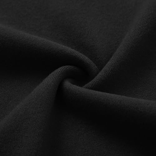 CUNYI Mock Neck Shirts Girls Boys Cotton Thermal Undershirt Long Sleeve Base Layer Tops Tees, Black 160 - Image 5