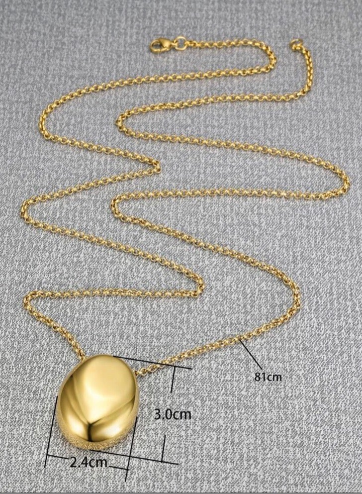 NEW STYLE Elegant Gold Stainless Steel Necklace For Women - Image 4