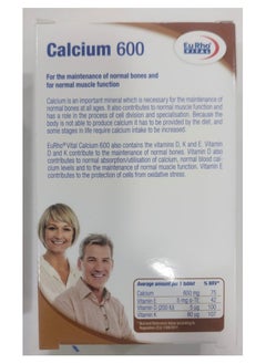 EuRho Vital EuRho® Vital Calcium 600, 60 tabs  - Image 2