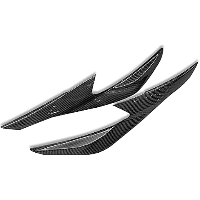 AUSMILA Carbon Fiber Front Bumper Lip Splitter Fins Kit for Nissan Altima Teana 2016 2017 2018 - Image 3