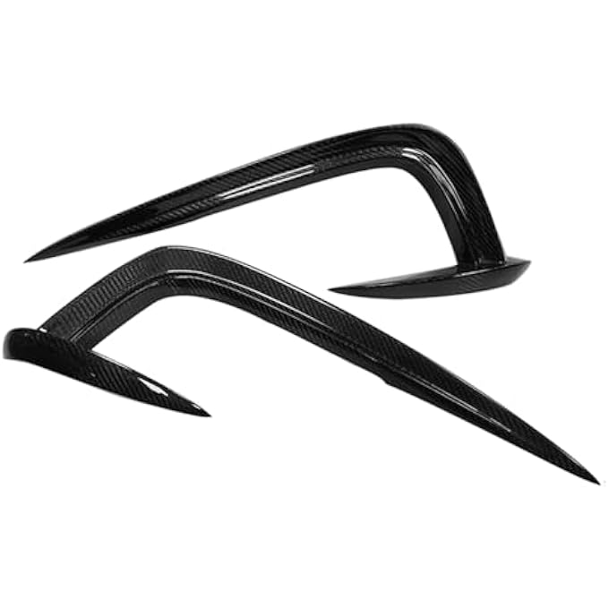 AUSMILA Carbon Fiber Front Bumper Lip Splitter Fins Kit for Nissan Altima Teana 2016 2017 2018 - Image 2