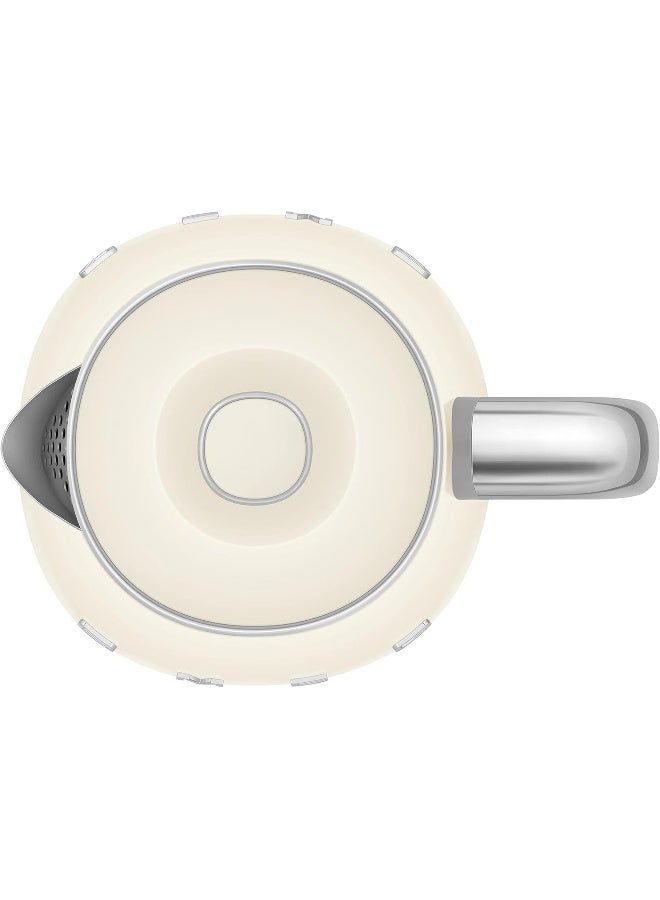 سميج غلاية ميني بتصميم ريترو من الخمسينات، مؤشر مستوى الماء، قاعدة دوارة 360، أقدام مضادة للانزلاق، ستانلس ستيل، ضمان لمدة سنة - Image 4