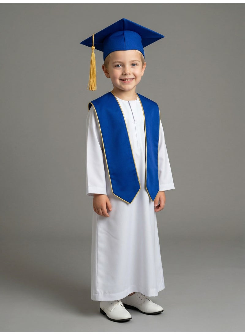 BHNS Graduation Abaya, Graduation Robe, Graduation Outfit, Graduation Party Wear, Graduation Gifts, Graduation Uniform, Graduation Present, Graduation Supplies, Graduation Decorations, Complete Graduation Set, Graduation Cap with Stole, Graduation Gown, Graduation Box - Image 3