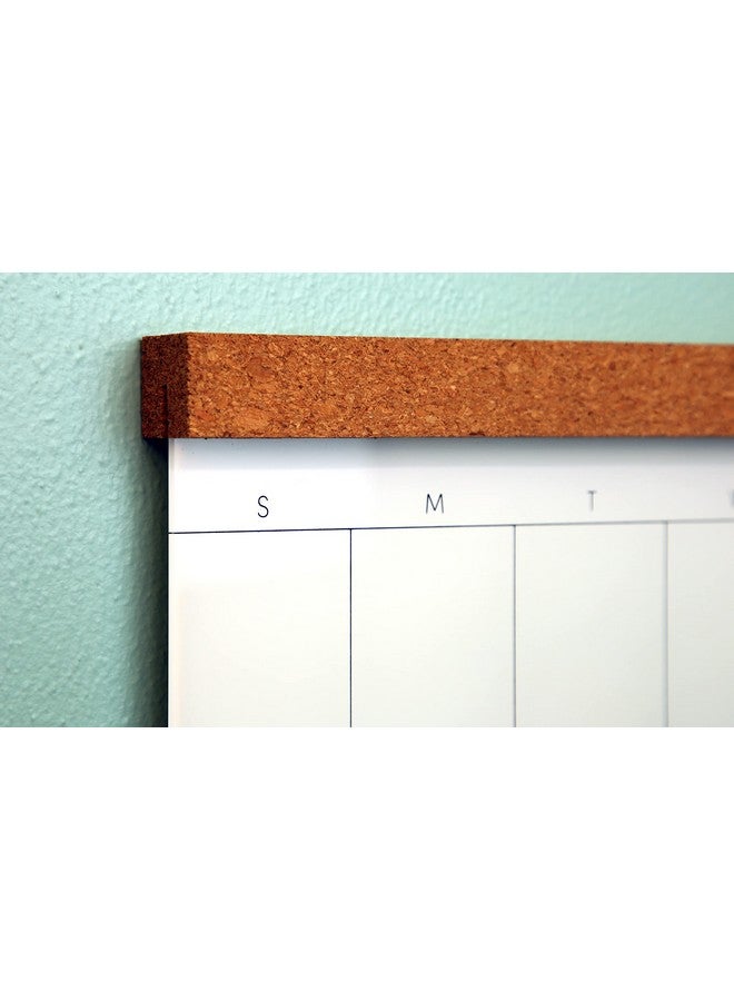 ثري باي ثري لوحة سياتل جلاسينكورك الشهرية القابلة للمسح الجاف والفلين مقاس 24 × 18 بوصة مع علامات ودبابيس دفع ومغناطيس للمذكرات والصور والقوائم والمزيد في ديكور المكتب أو المنزل أو المدرسة - Image 3