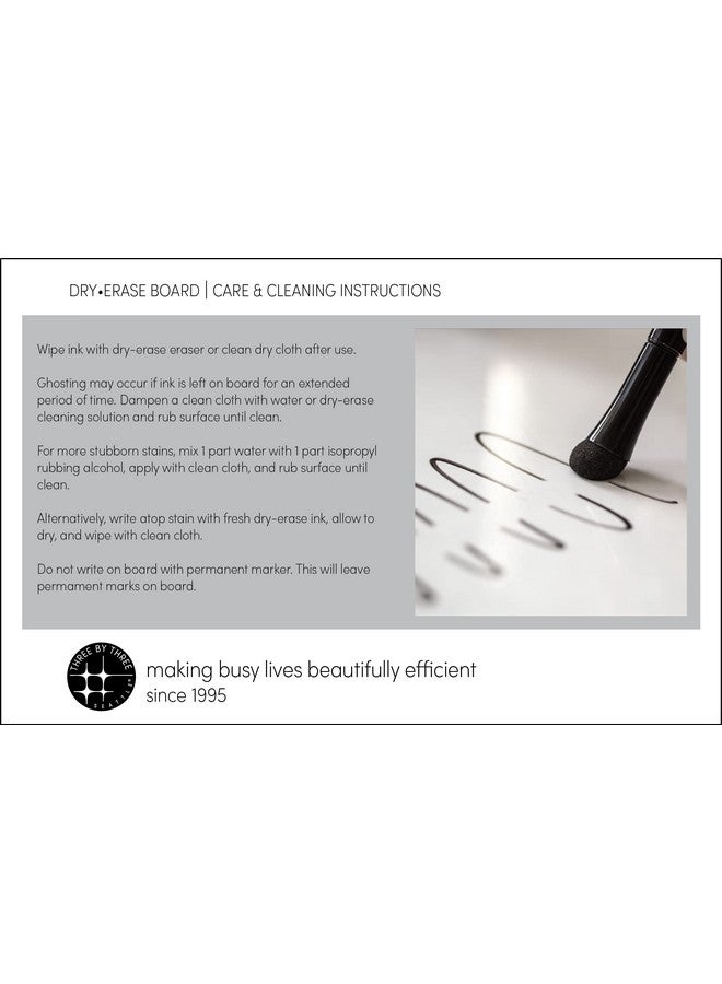 ثري باي ثري لوحة سياتل جلاسينكورك الشهرية القابلة للمسح الجاف والفلين مقاس 24 × 18 بوصة مع علامات ودبابيس دفع ومغناطيس للمذكرات والصور والقوائم والمزيد في ديكور المكتب أو المنزل أو المدرسة - Image 5