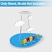NAOCARD Acrylic Display Stand for Lego Up House Building Toy Set Display Bracket Compatible with Lego 43217 Only Stand Model Not Included - Image 4