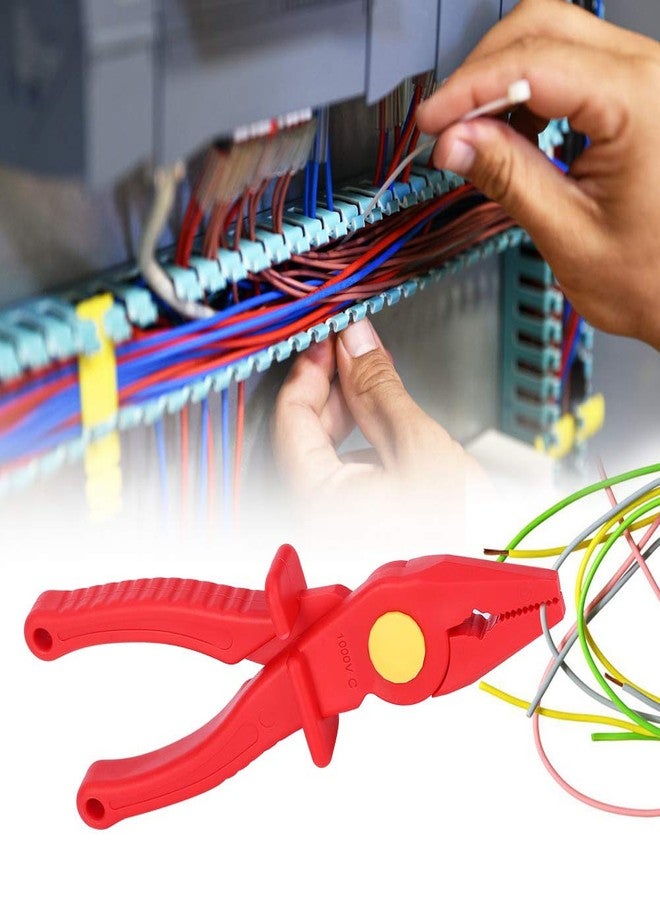 Acouto Pliers Hand Tool Insulated Cutting Multi Functional Insulated Plastic Cutting Pliers Hand Tools for Instrument Installation - Image 2