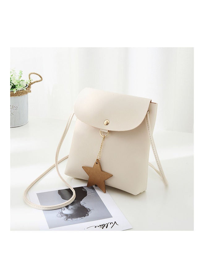 NIBEMINENT Fashion Crossbody Bag White 