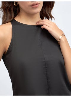 Dennis Lingo Black A-line Dress for Women - 100% Cotton  - Image 5