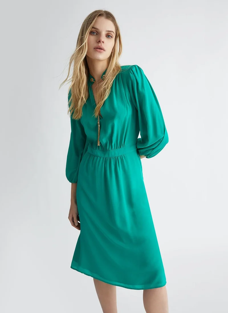 Liu Jo Green silk dress