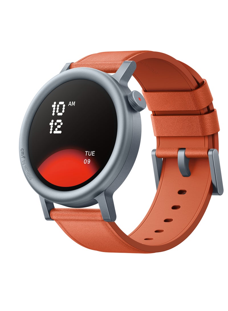 cmf by NOTHING Watch Pro 2, 1.32" AMOLED Display, Built-in multi-system GPS, 120 Sports Modes, Smart Sleep Algorithm, Bluetooth calling with AI noise reduction, Official Authorization, Orange - Image 1