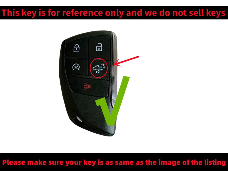 REPROTECTING Silicone Rubber Key Fob Cover Compatible with 2026-2022 Chevy Chevrolet Silverado 1500 GMC Sierra 1500, 2026-2024 Silverado Sierra 2500HD 3500HD (Black Blue) - Image 3