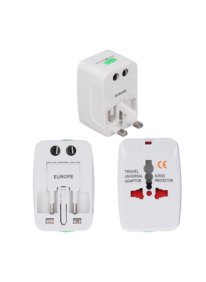 Thoraya 3 PCS Worldwide Universal Conversion Plug Global Tourism Multifunctional Power Adapter Converter 110‑240V  - Image 2
