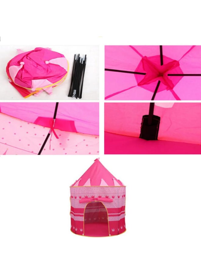 MiniMe Children’s Pop-Up Play Tent | 36-96 Months | Pink & Yellow | Polyester & Fiberglass | Quick Pop-Up & Portable | Durable & Tear-Resistant | Indoor & Outdoor Use | Easy Storage & Carry - Image 5