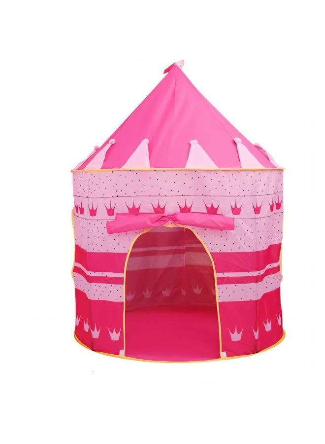 MiniMe Children’s Pop-Up Play Tent | 36-96 Months | Pink & Yellow | Polyester & Fiberglass | Quick Pop-Up & Portable | Durable & Tear-Resistant | Indoor & Outdoor Use | Easy Storage & Carry - Image 1