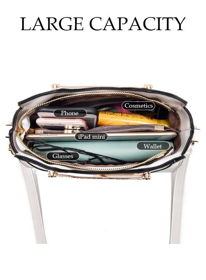 DUNISO Fashion Handbag with Removable Shoulder Strap Top Handle for Women Ladies Elegant Shoulder Crossbody Bag for Office Travel Daily Bag - Image 4