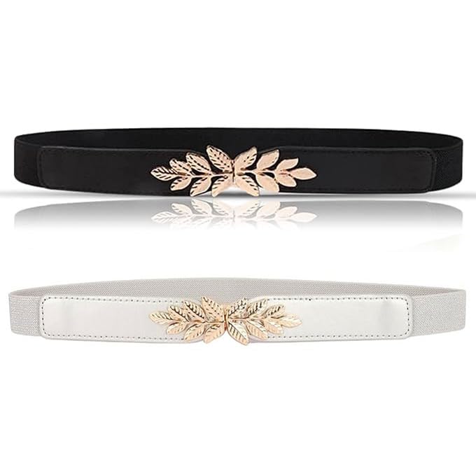 Shining Diva Fashion Belts for Women and Girls Stylish 2 Pcs Combo Waist Belt for Dresses Jeans Sareee (cmb316_16065_16066) - Image 1