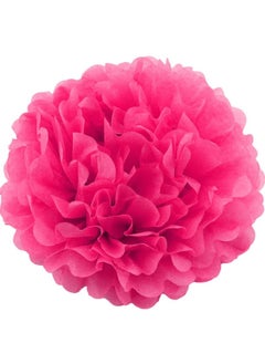 Mordely 1 Set 18pcs Party Pendant Supplies Paper Flower Set Ceiling Decoration Ornament Wedding Decorations Wedding Décor Floral Decor Paper Decor for Party Hanging Paper Ball Decors Pink  - Image 4