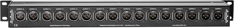 ART Pro Audio P16 - 16 Channel XLR Balanced Patch Bay for Studio and Live Sound - Image 2