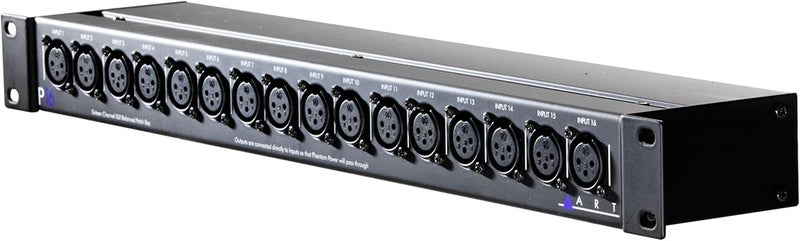 ART Pro Audio P16 - 16 Channel XLR Balanced Patch Bay for Studio and Live Sound - Image 5