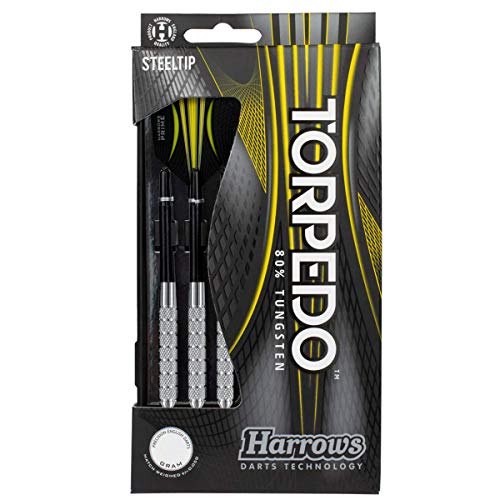 Harrows Torpedo Darts, 80% Tungsten Steel Tip Dart Set 21g, 22g, 23g, 24g, 25g, 26g & 27g - Includes Nylon Shafts, Marathon Flights & Darts Travel Case. - Image 5