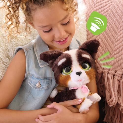 furReal Walk-A-Lots Bernedoodle Interactive Toy, 8-inch Walking Plush Puppy with Sounds, Faux Fur, Kids Toys for Ages 4 Up by Just Play - Image 5